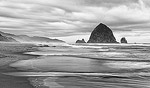 Sea mist on Cannon Beach, OR.